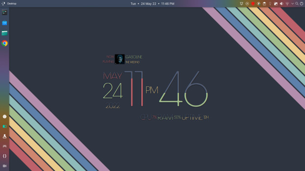 Aesthetic Clock- Plasmoides de KDE (199)