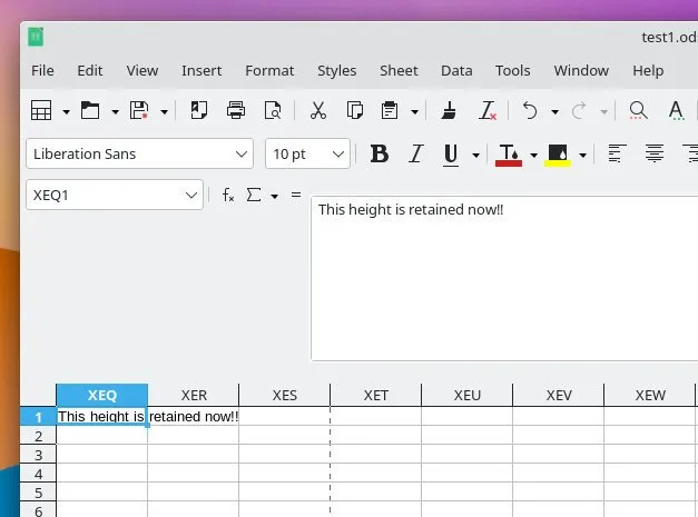 Las novedades de Calc de LibreOffice 7.4