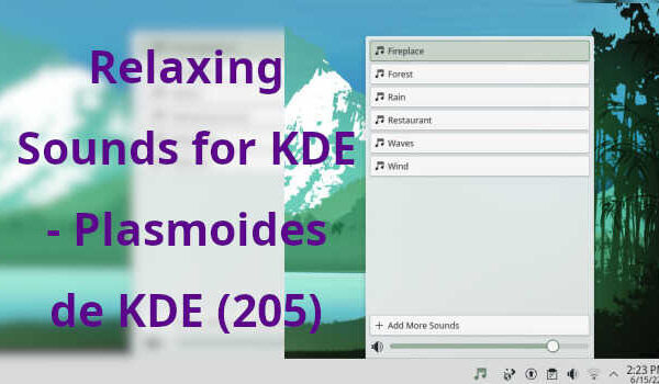 Relaxing Sounds for KDE – Plasmoides de KDE (205)