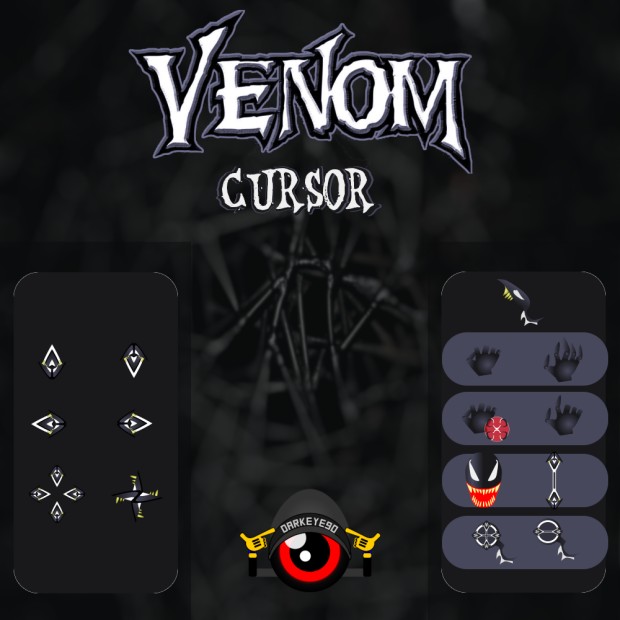 Venom cursor, pack de cursores para tu PC