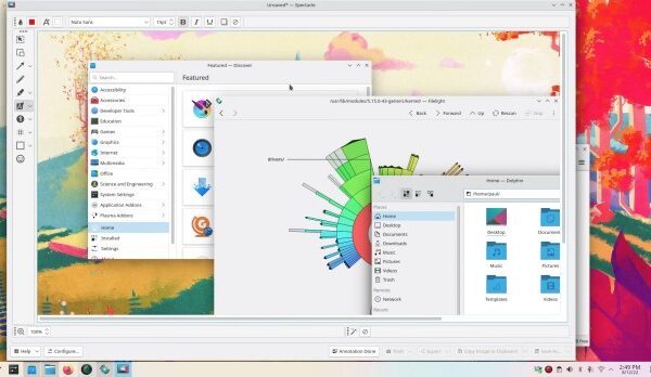 Las novedades de Spectacle de KDE Gear 22.08