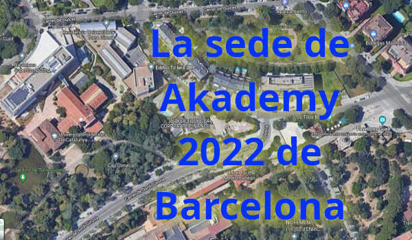 La sede de Akademy 2022 de Barcelona