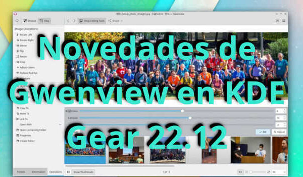 Novedades de Gwenview en KDE Gear 22.12