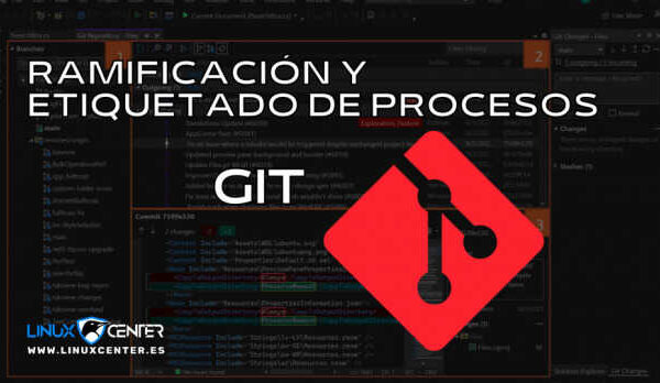 Ramificación y etiquetado de procesos con Git en Linux Center de València