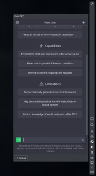Chat GPT Plasmoid, IA en tu escritorio - Plasmoides de KDE (218)