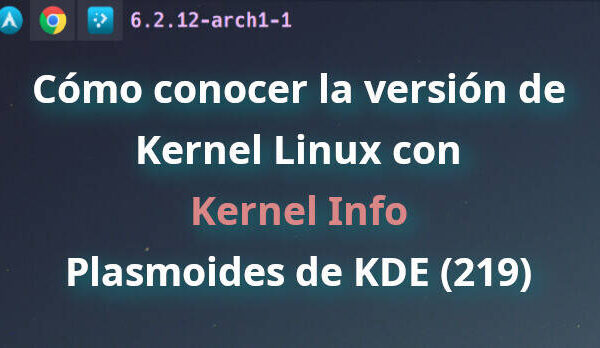 Cómo conocer la versión de Kernel Linux , Kernel Info – Plasmoides de KDE (219)